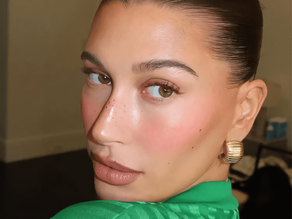 Gleaming with Joy: Hailey Bieber's Pregnancy Announcement Nail Look