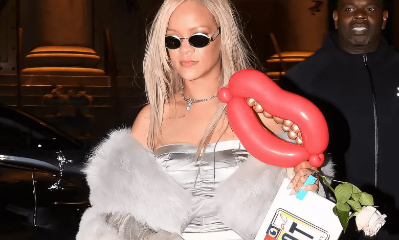 Shine Bright Like Rihanna: The Silver French Manicure You Need This Summer